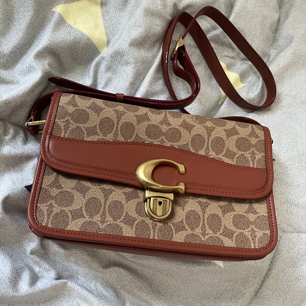 Coach Studio Shoulder Bag In Signature Canvas Gem